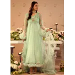 Mint Green Frill Pishwas