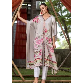Floral Art Kaftan