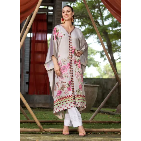 Floral Art Kaftan