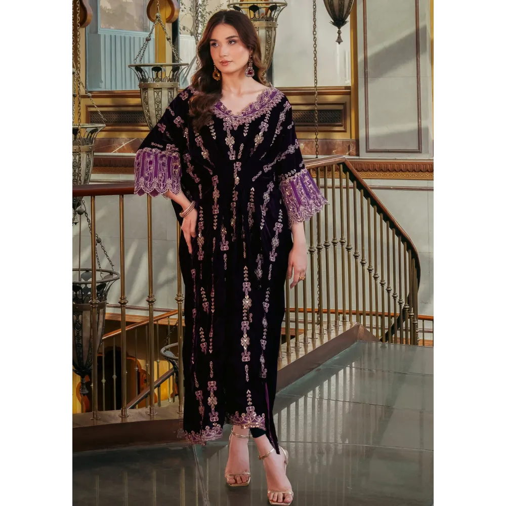 Kaftan - Embroidered Velvet