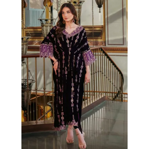 Kaftan - Embroidered Velvet