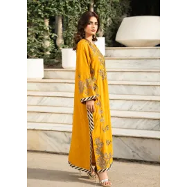 Embroidered Viscose Kaftan